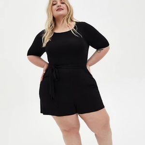Super Soft Black Romper